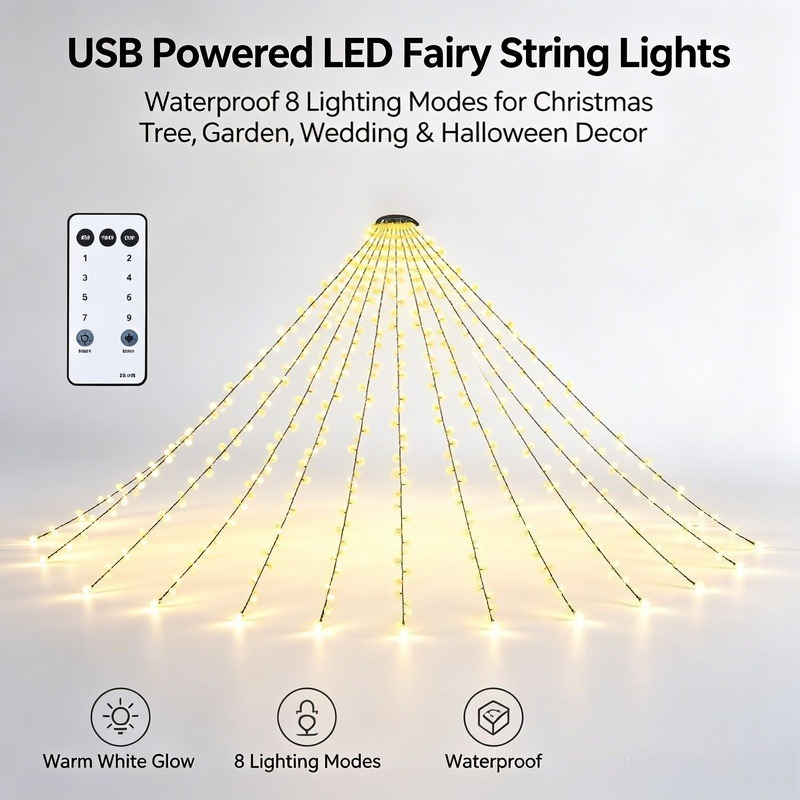 Guirnalda de Luces LED USB, Lu - Led Fairy String Lights reseña y precio