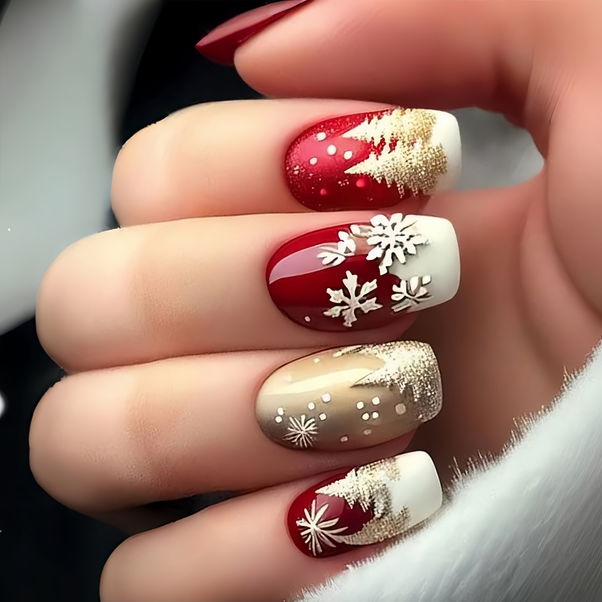 Uñas postizas medianas para fi - Christmas Tree Artificial reseña y precio