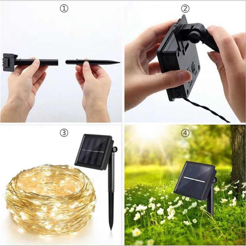 ONCE Luces alimentadas por ene - Led Fairy String Lights reseña y precio