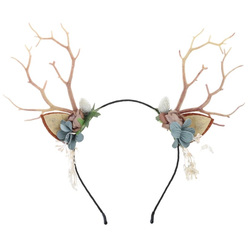 Diadema navideña con forma ast - Reindeer Antlers Headband reseña y precio