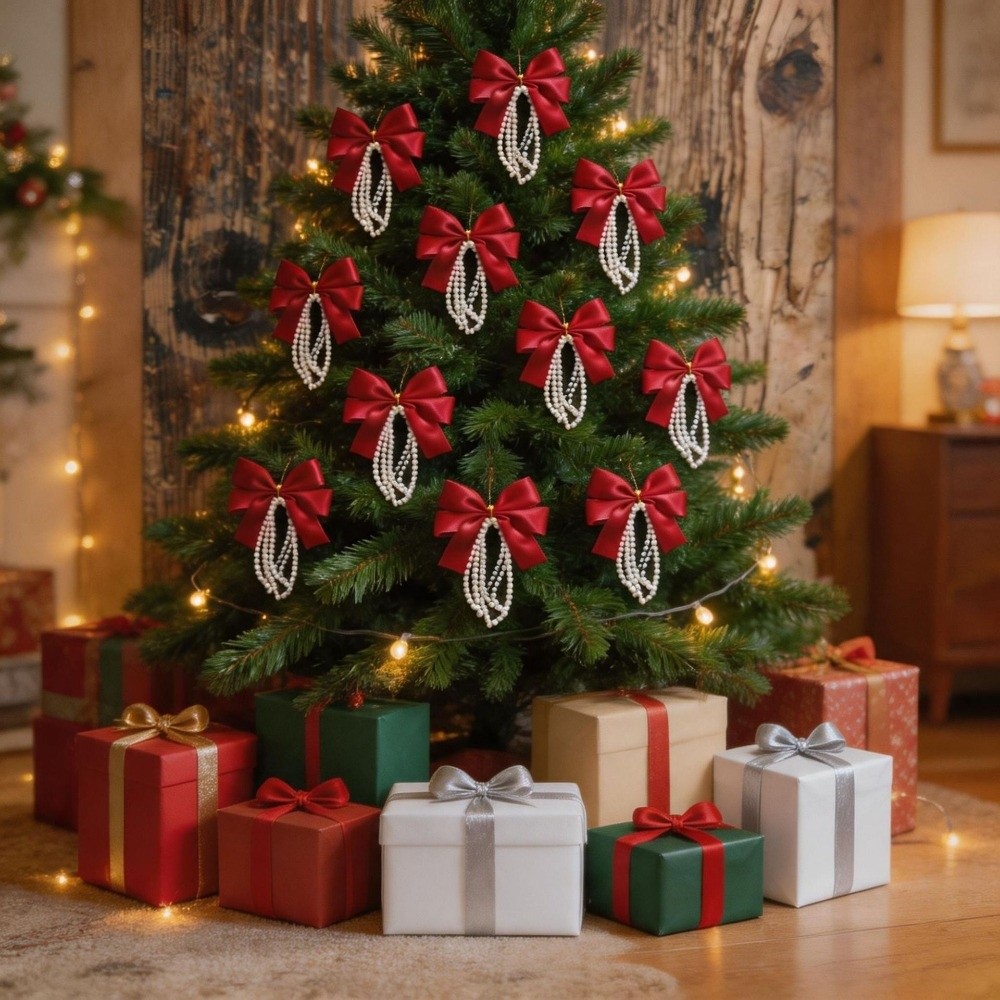 Juego de 12 Lazos para Árbol d - Gift Box Wrap Set reseña y precio