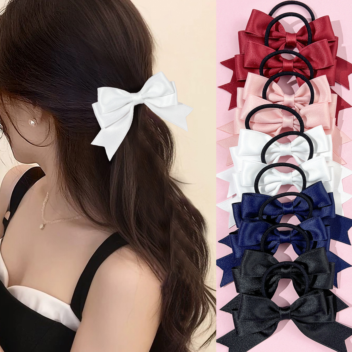 2 piezas de lazos para el cabe - Ribbon Bow Gift reseña y precio