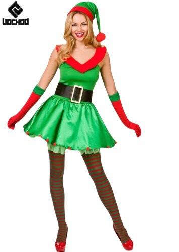 Divertido vestido de elfo, tra - Elf Costume Christmas reseña y precio