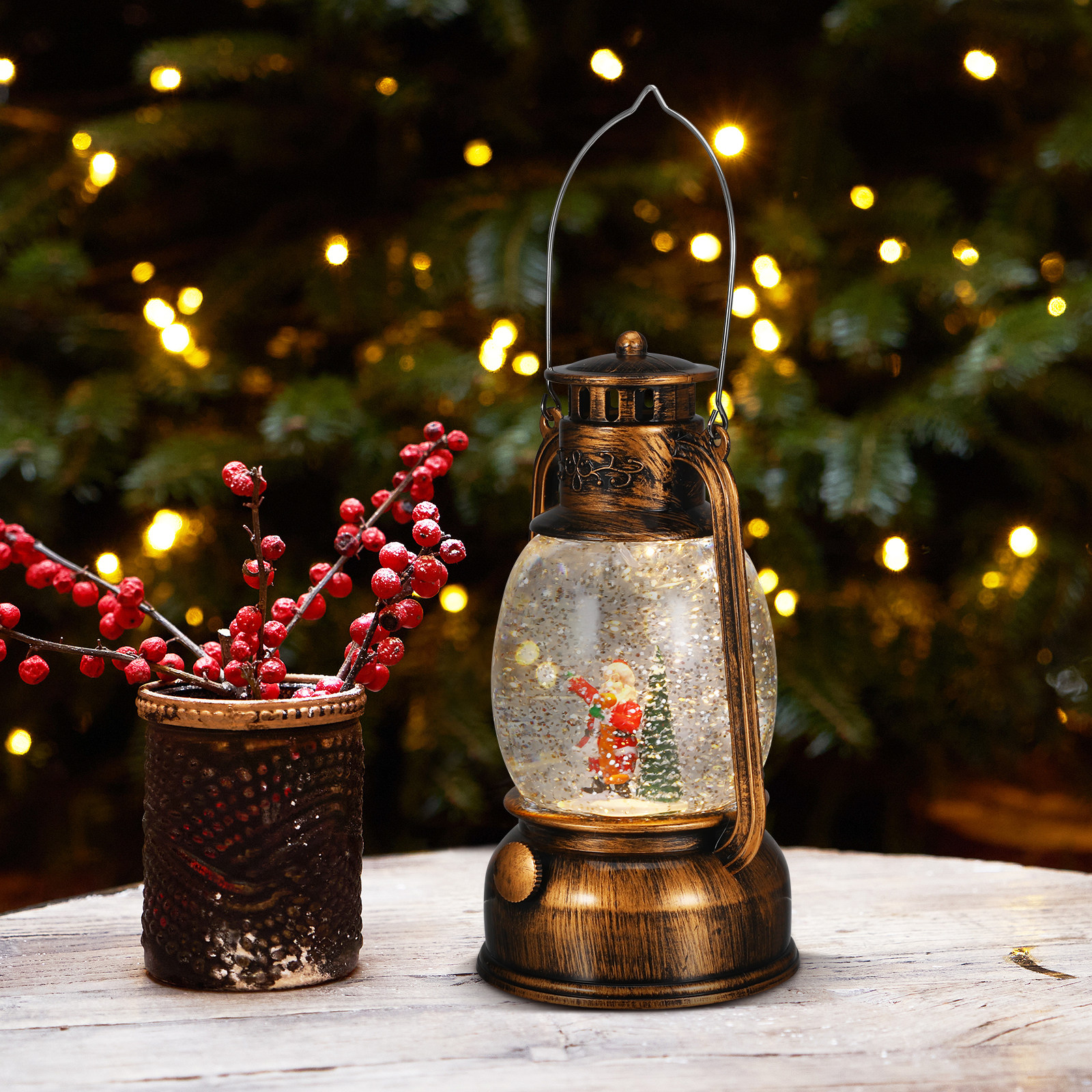 Farol Musical con Globo de Nie - Snow Globe Musical reseña y precio