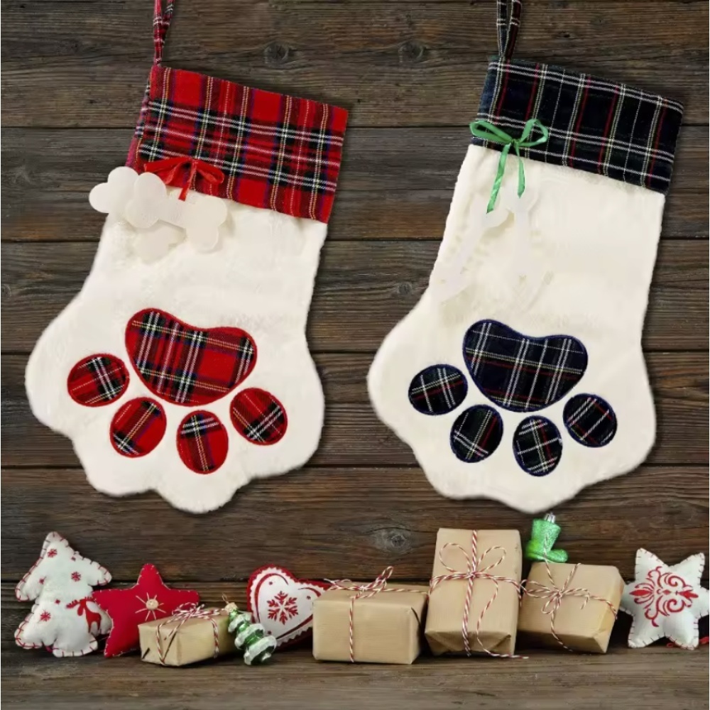 Calcetines navideños, decoraci - Christmas Stocking Hanging reseña y precio