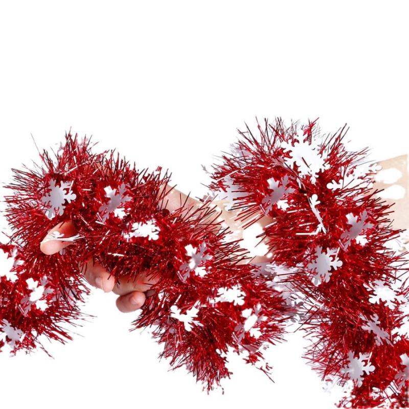 Oropel de Navidad, guirnalda r - Tinsel Garland Decoration reseña y precio