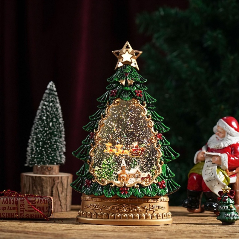 Caja Musical con Globo de Niev - Snow Globe Musical reseña y precio