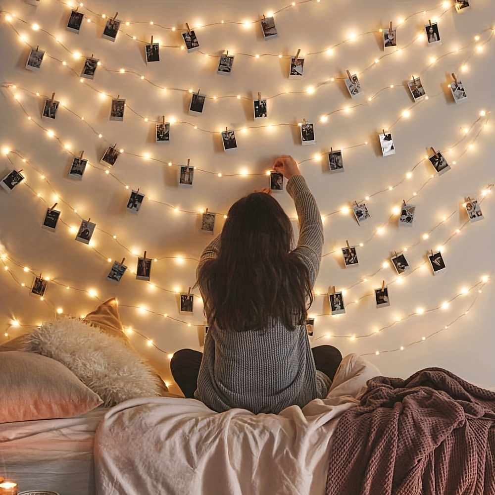 Guirnalda de luces LED con cli - Led Fairy String Lights reseña y precio