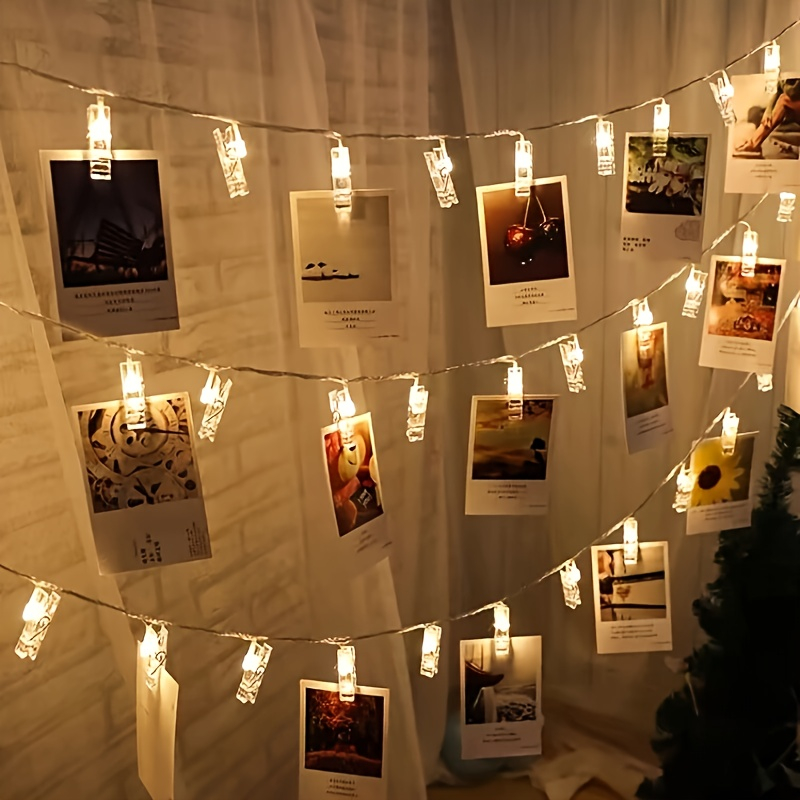 Guirnalda de luces LED con cli - Led Fairy String Lights reseña y precio