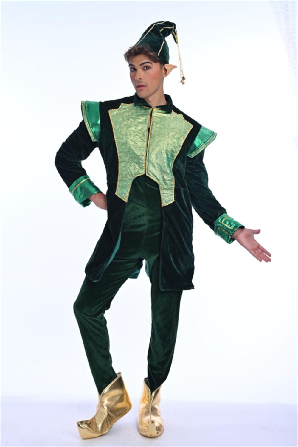 Traje de Lujo de Terciopelo de - Elf Costume Christmas reseña y precio