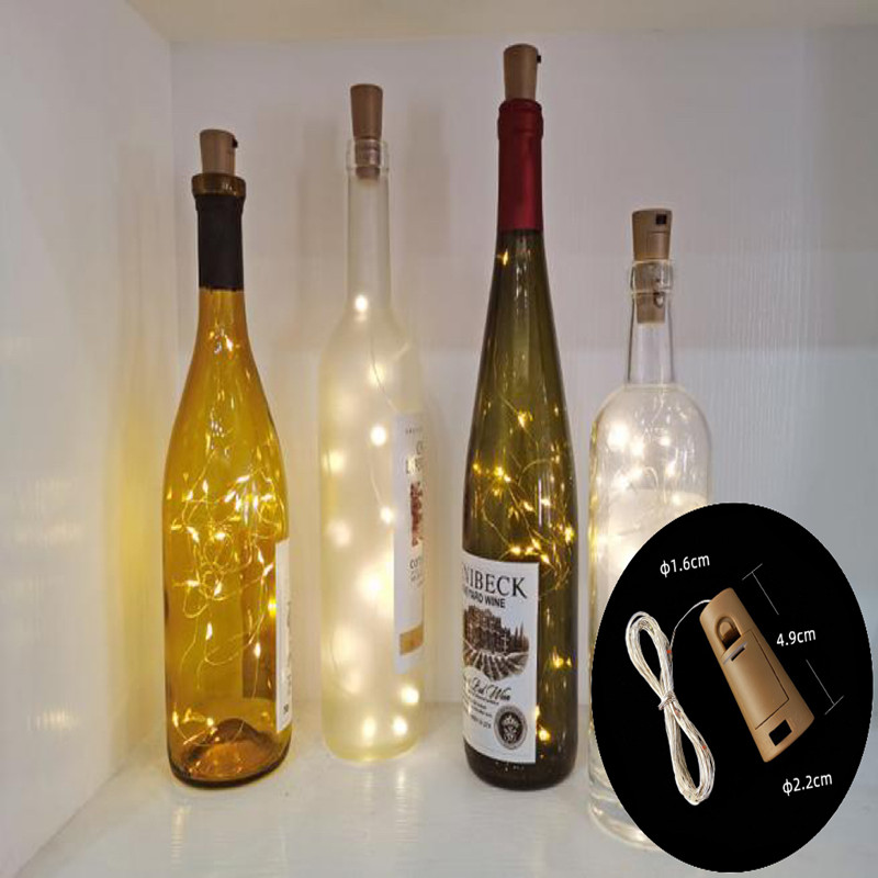 Luces LED para botellas de vin - Led Fairy String Lights reseña y precio