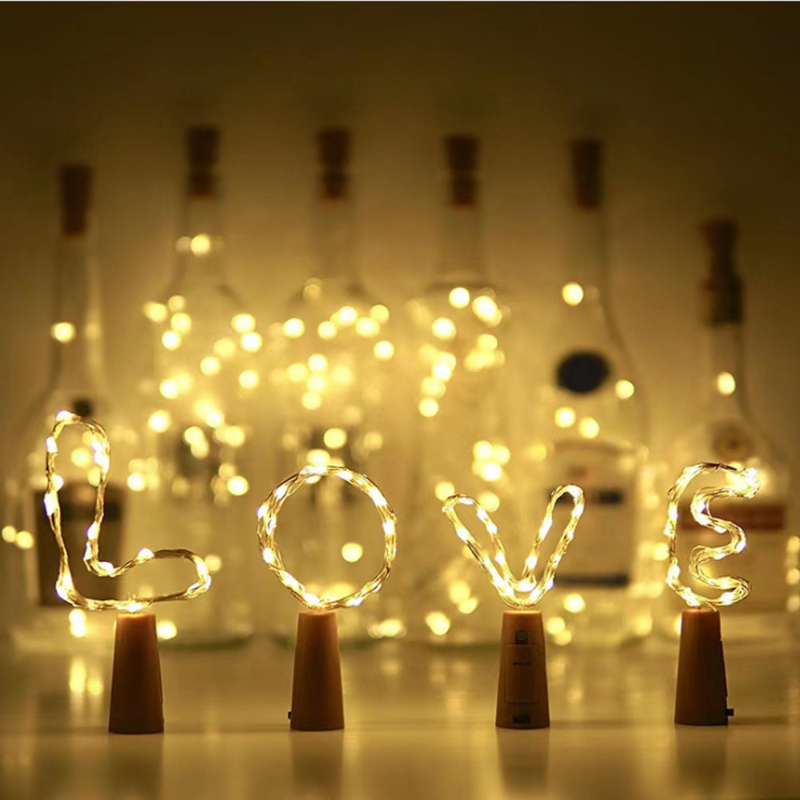 Luces LED para botellas de vin - Led Fairy String Lights reseña y precio