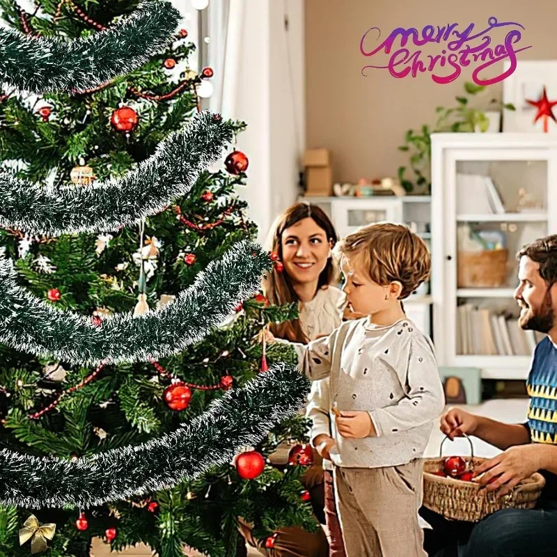 Cintas de oropel de Navidad, t - Tinsel Garland Decoration reseña y precio