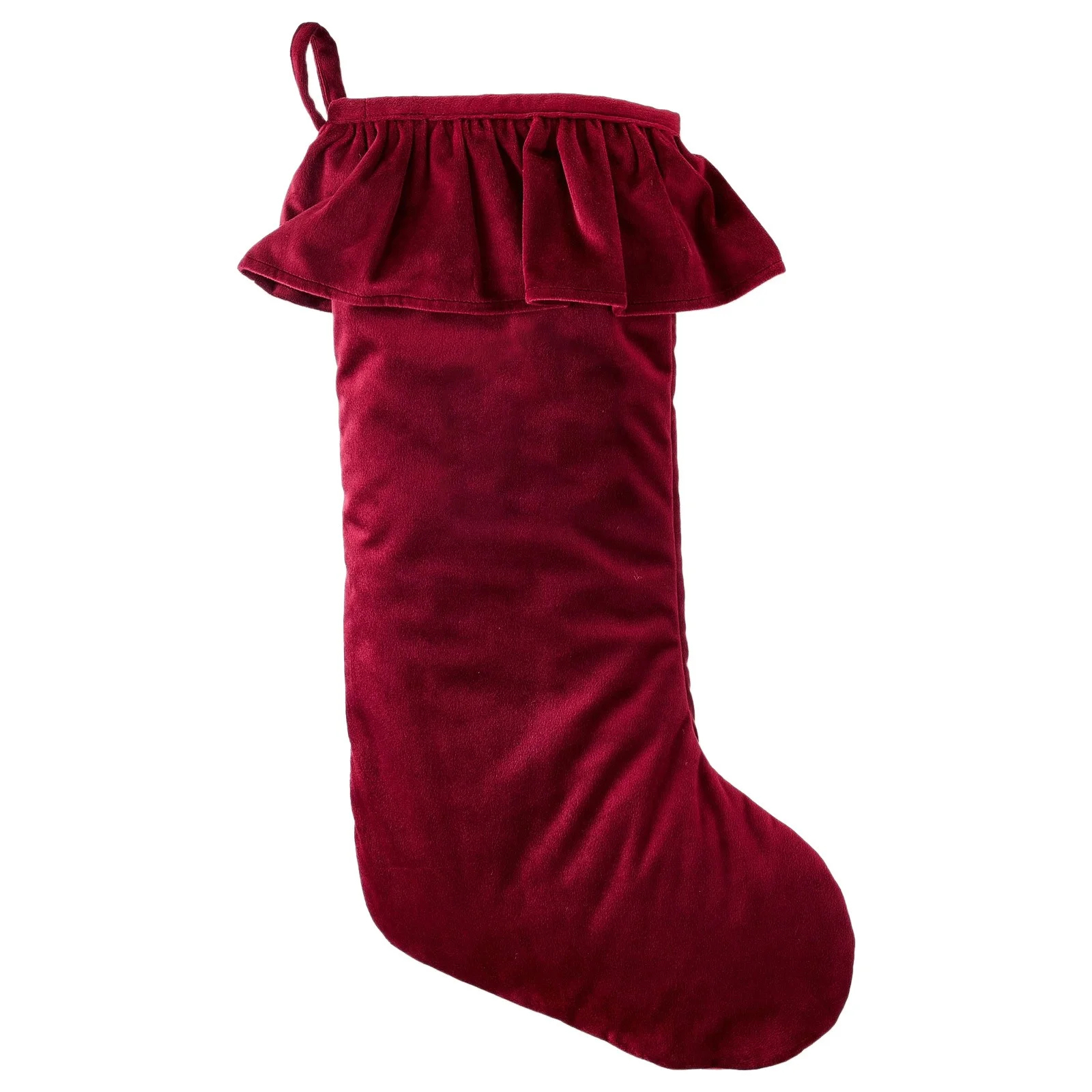 Medias navideñas de terciopelo - Christmas Stocking Hanging reseña y precio