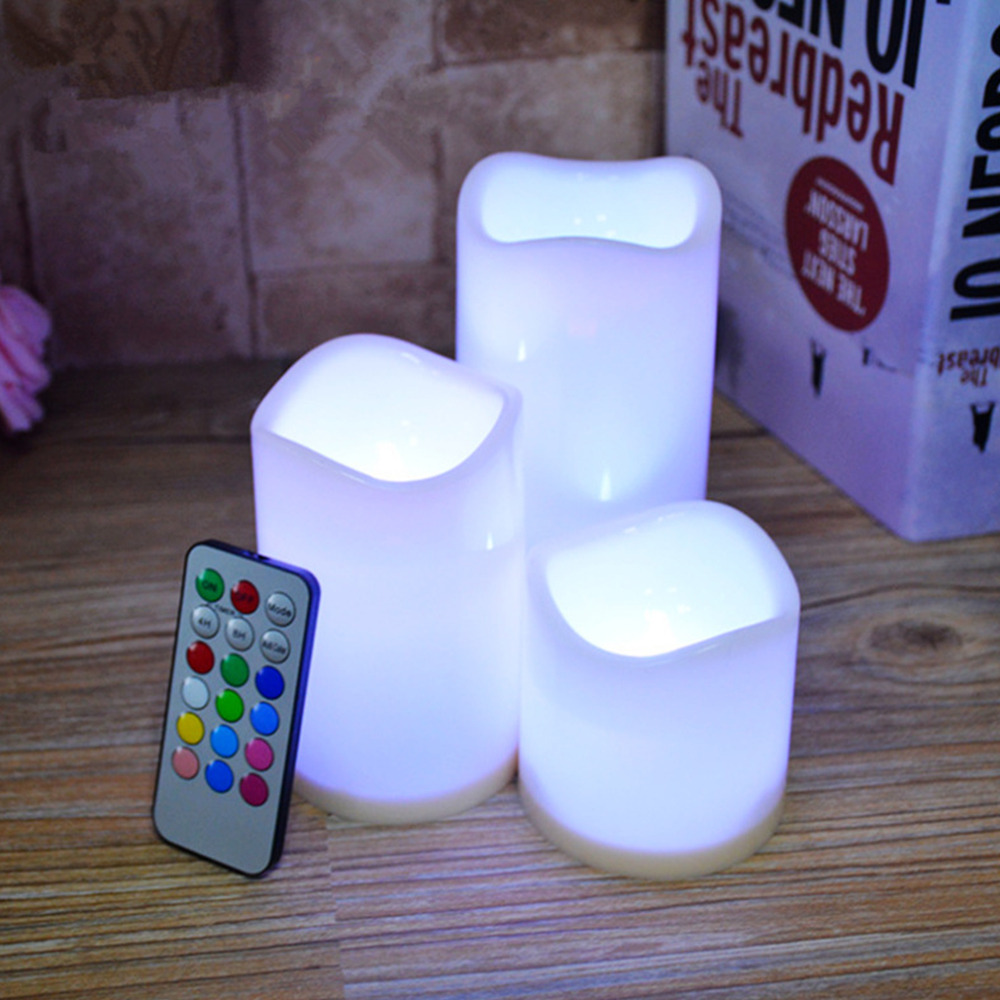 Juego de 3 Velas LED sin Llama - Holiday Candle Set reseña y precio
