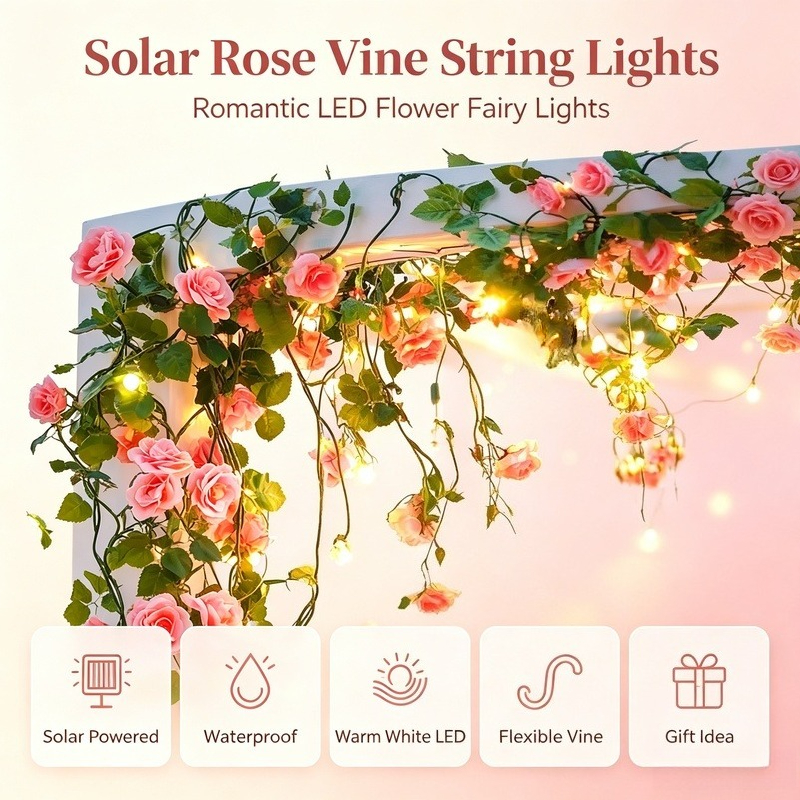 Guirnalda de Luces Solares con - Led Fairy String Lights reseña y precio