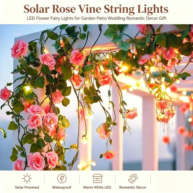 Guirnalda de Luces Solares con - Led Fairy String Lights reseña y precio