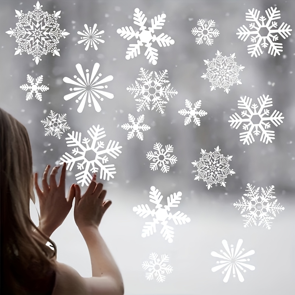 Pegatinas adhesivas estáticas  - Snowflake Window Decal reseña y precio