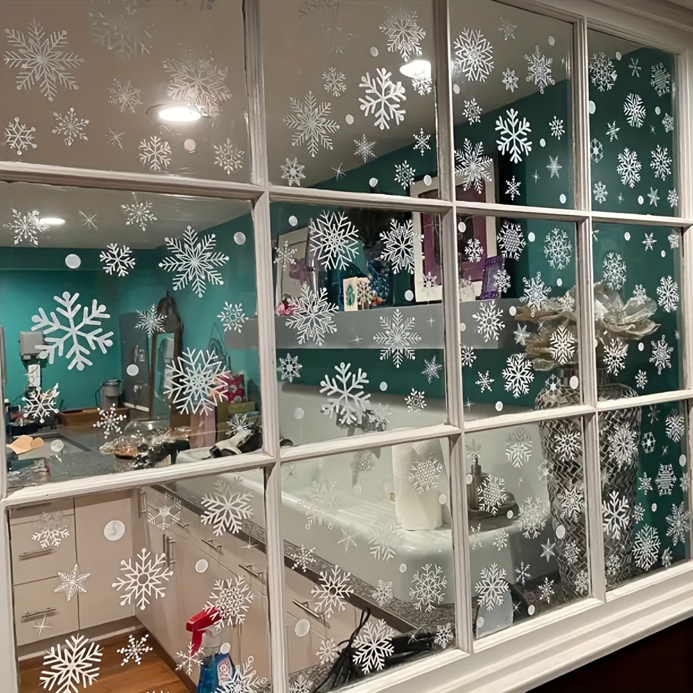 Pegatinas adhesivas estáticas  - Snowflake Window Decal reseña y precio