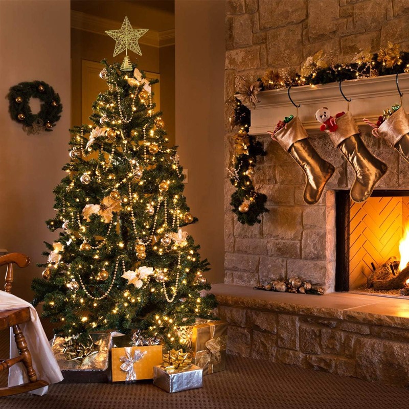 Adorno de estrella con purpuri - Star Tree Topper reseña y precio