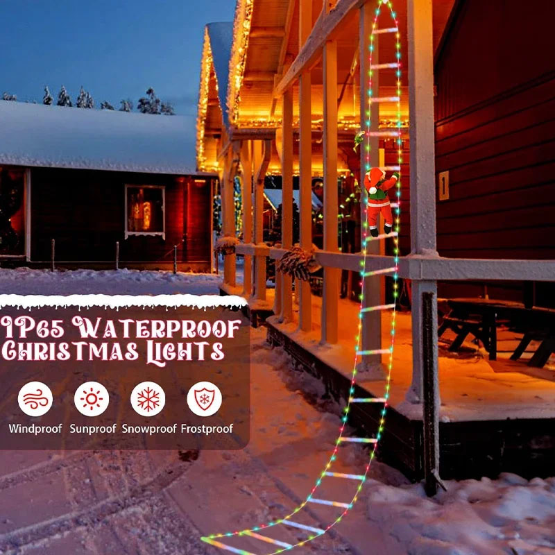 Luces LED de Navidad, Cadena d - Christmas Lights Outdoor reseña y precio