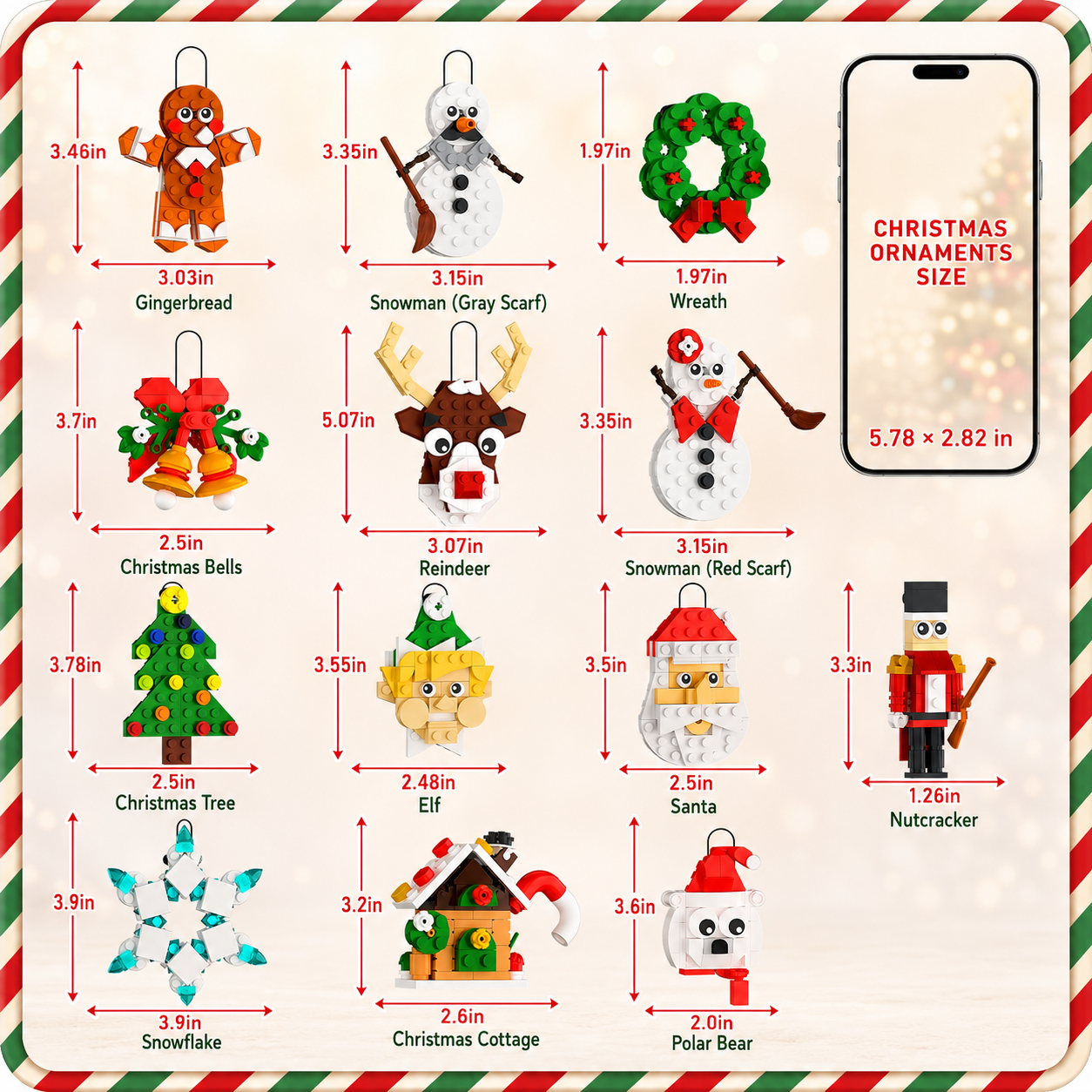 Juego de Bloques de Construcci - Christmas Stocking Hanging reseña y precio