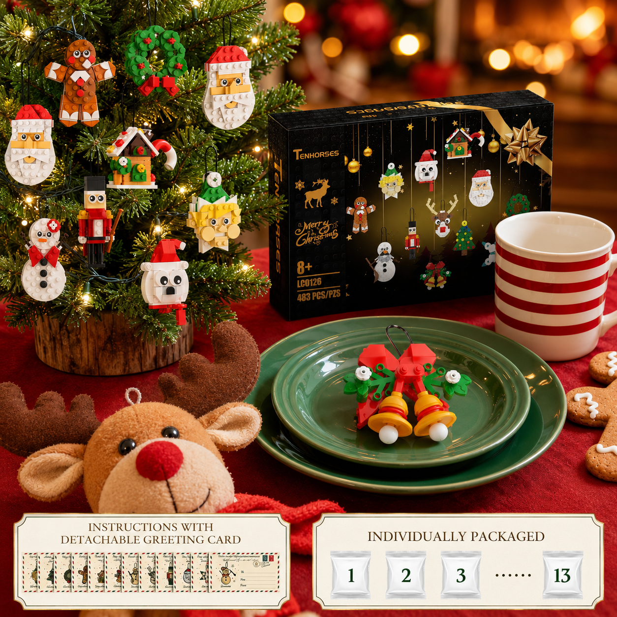 Juego de Bloques de Construcci - Christmas Stocking Hanging reseña y precio