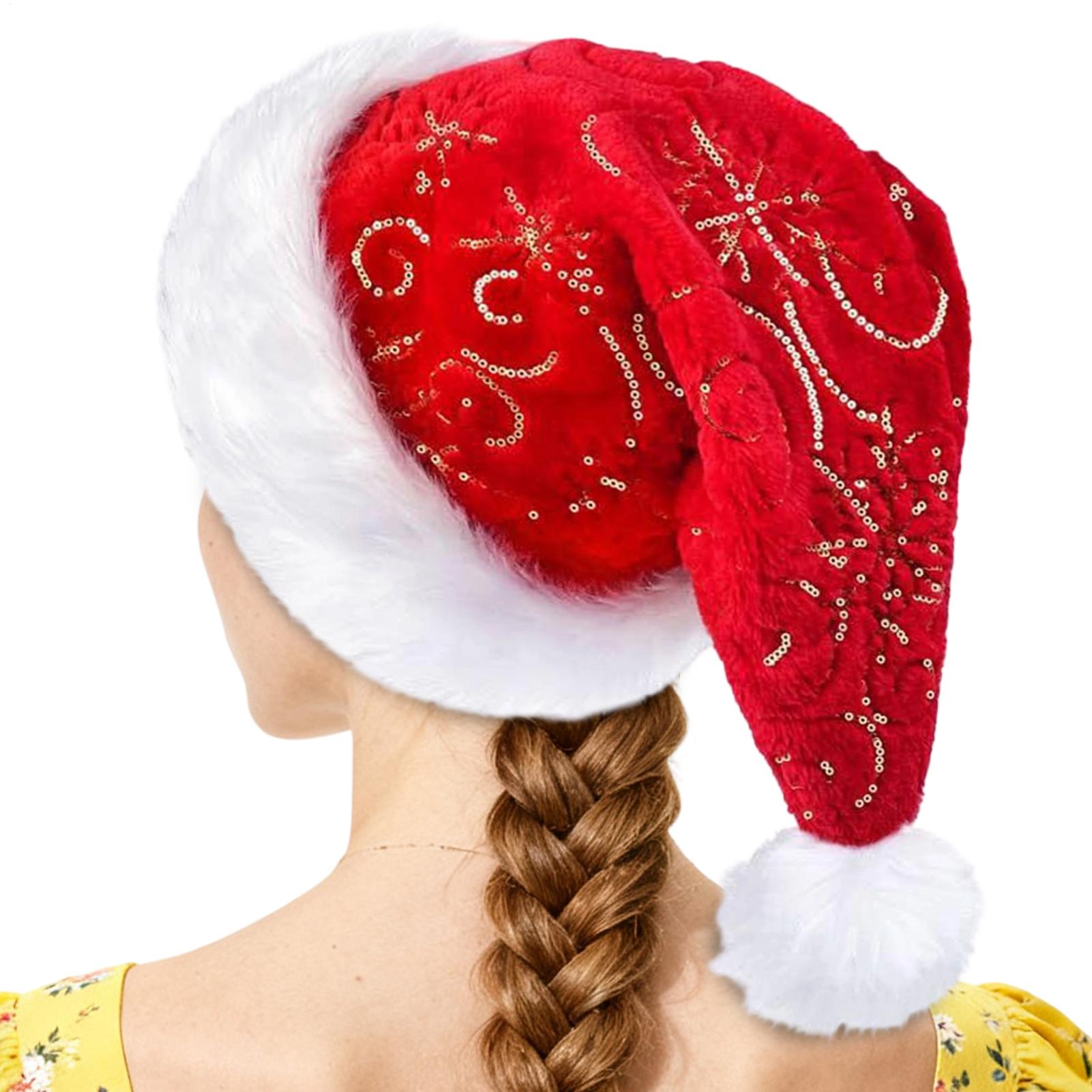 Gorro de Navidad de felpa, gor - Santa Hat Plush reseña y precio