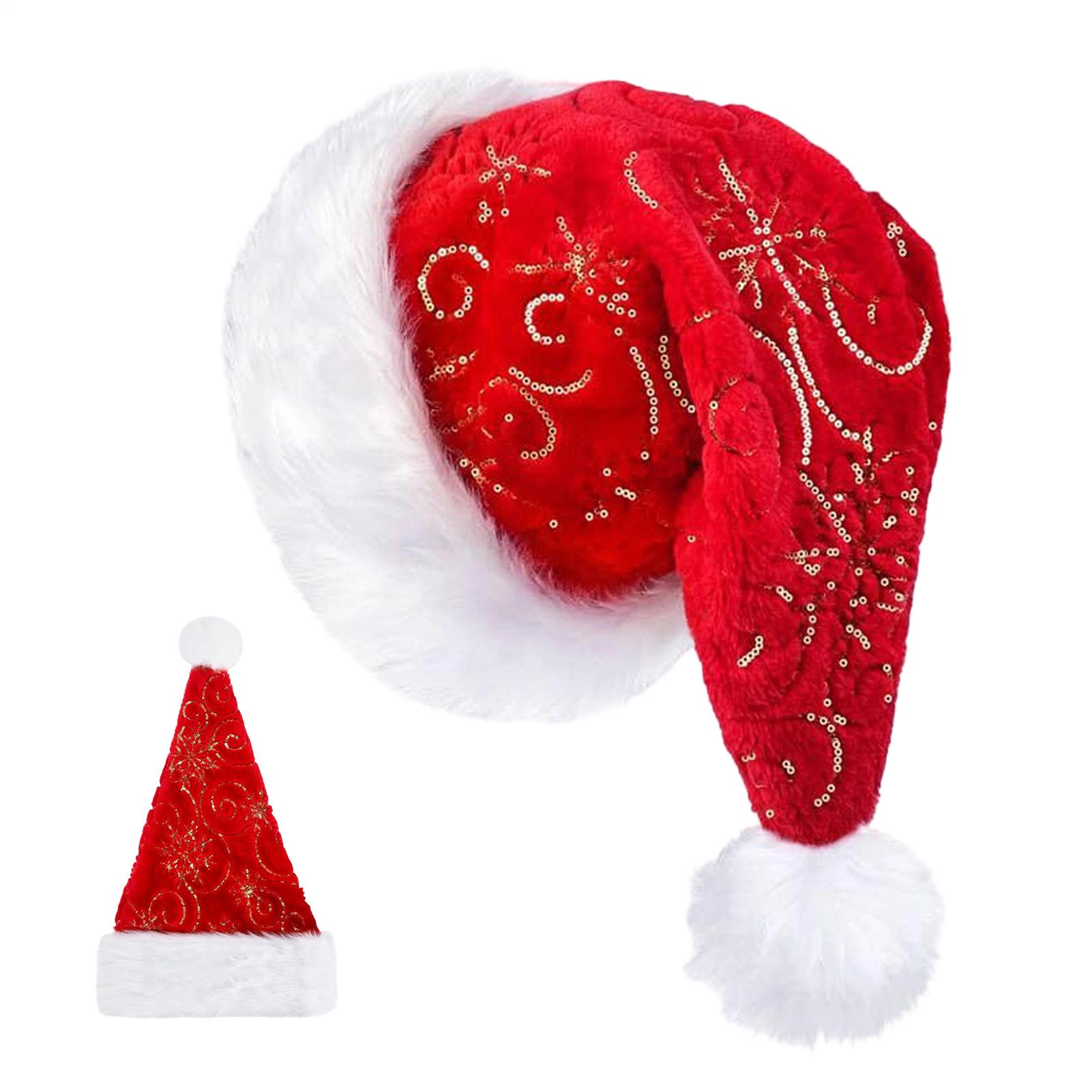 Gorro de Navidad de felpa, gor - Santa Hat Plush reseña y precio