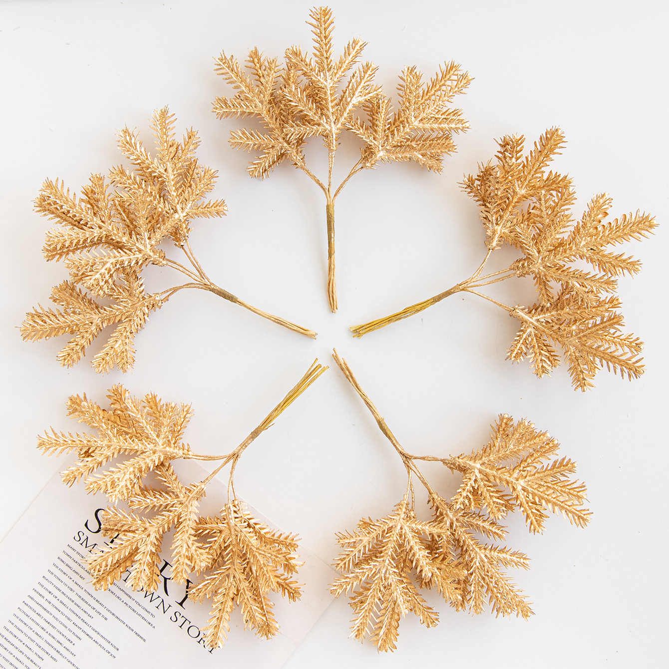 Planta Artificial de 6 piezas, - Christmas Wreath Fake reseña y precio