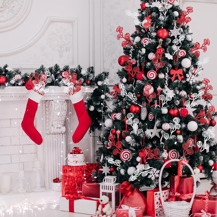 5/10 Uds planta Artificial Año - Christmas Wreath Fake reseña y precio