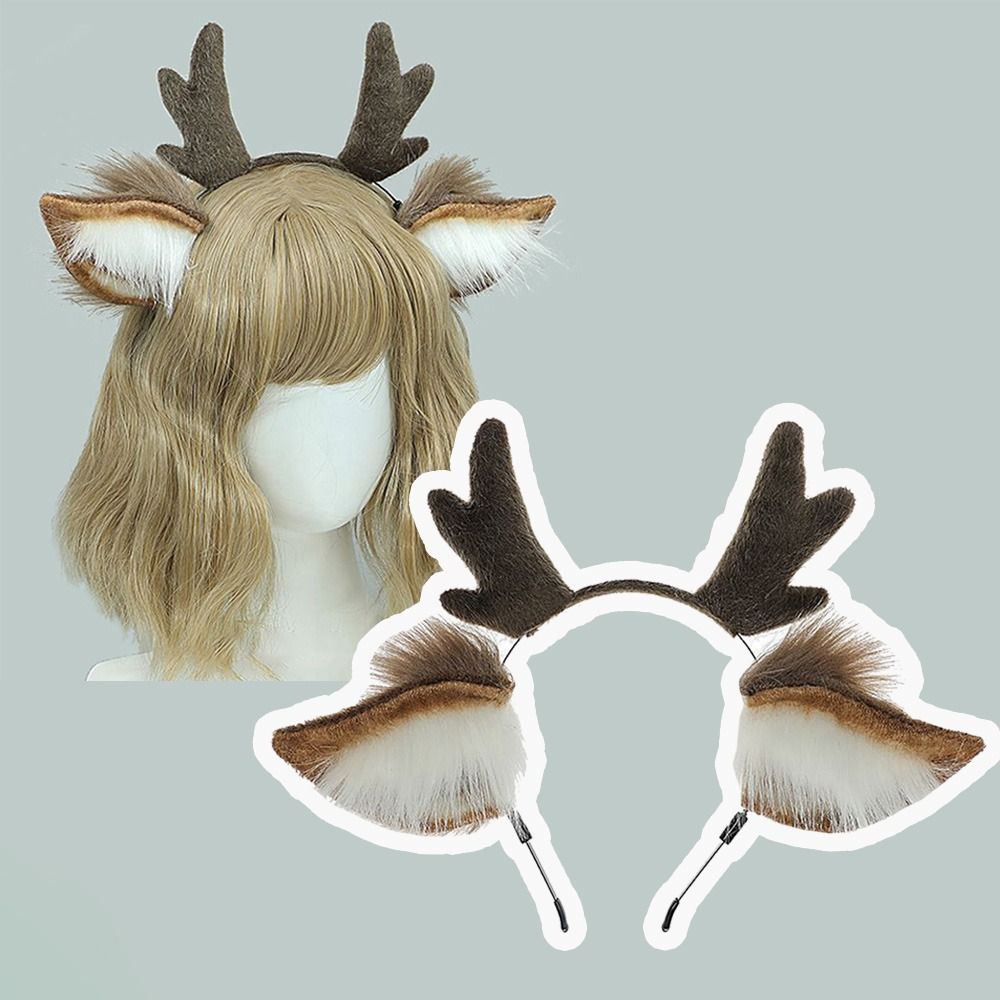 Diadema con orejas de ciervo y - Reindeer Antlers Headband reseña y precio