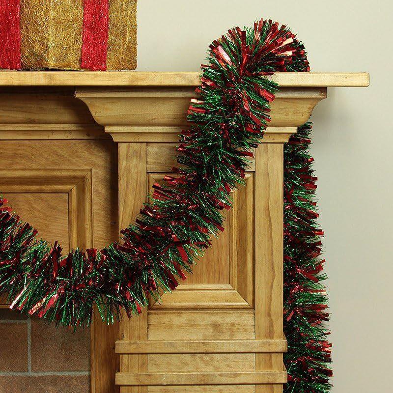 Guirnaldas de oropel de Navida - Tinsel Garland Decoration reseña y precio