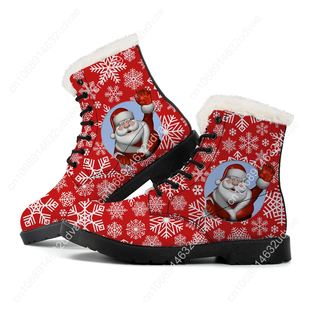 Botas de felpa navideñas para  - Christmas Lights Outdoor reseña y precio