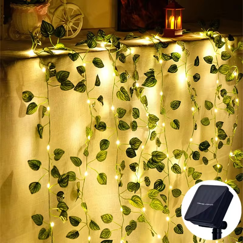 Guirnalda de luces Led de hoja - Christmas Lights Outdoor reseña y precio