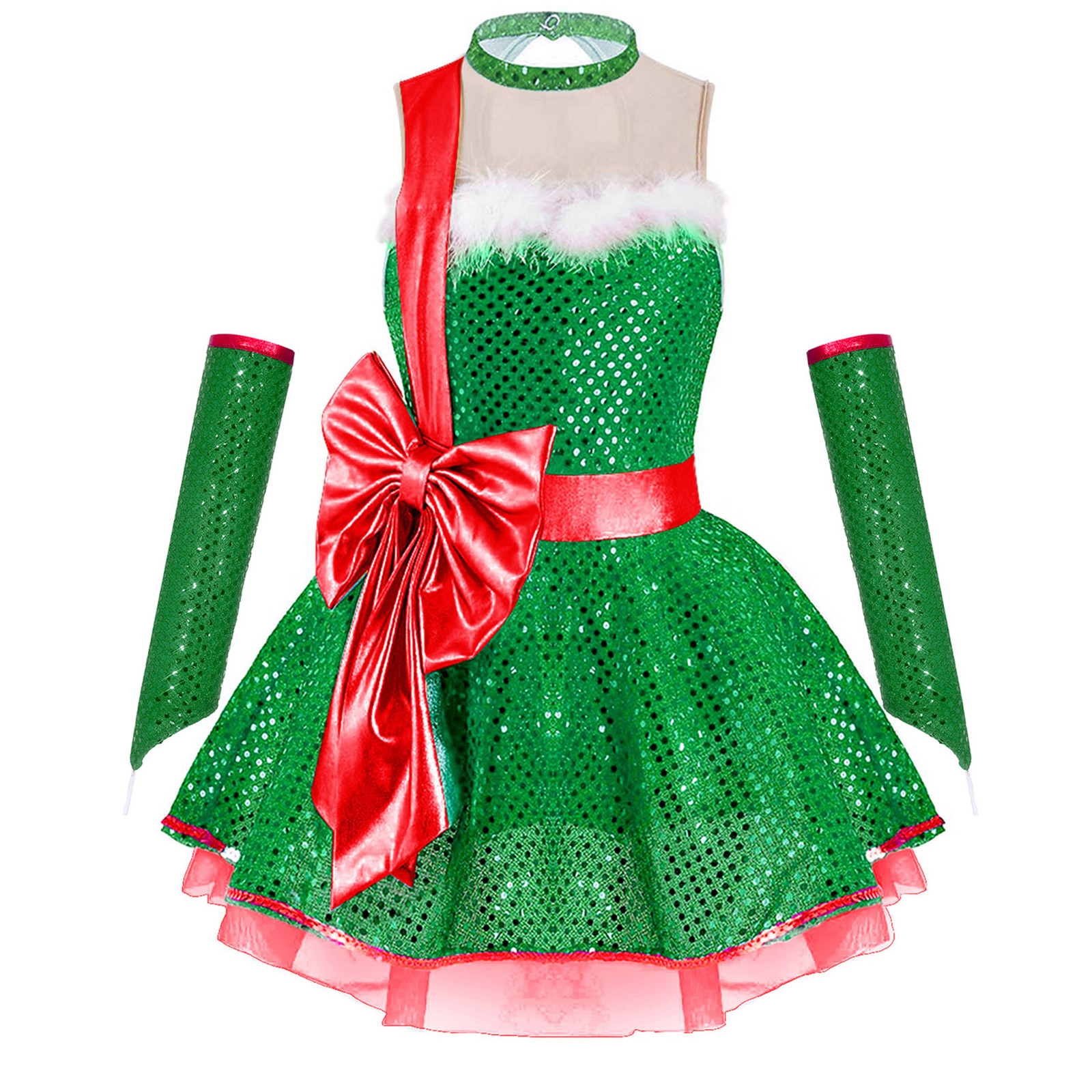 Vestido tutú de danza de Balle - Elf Costume Christmas reseña y precio