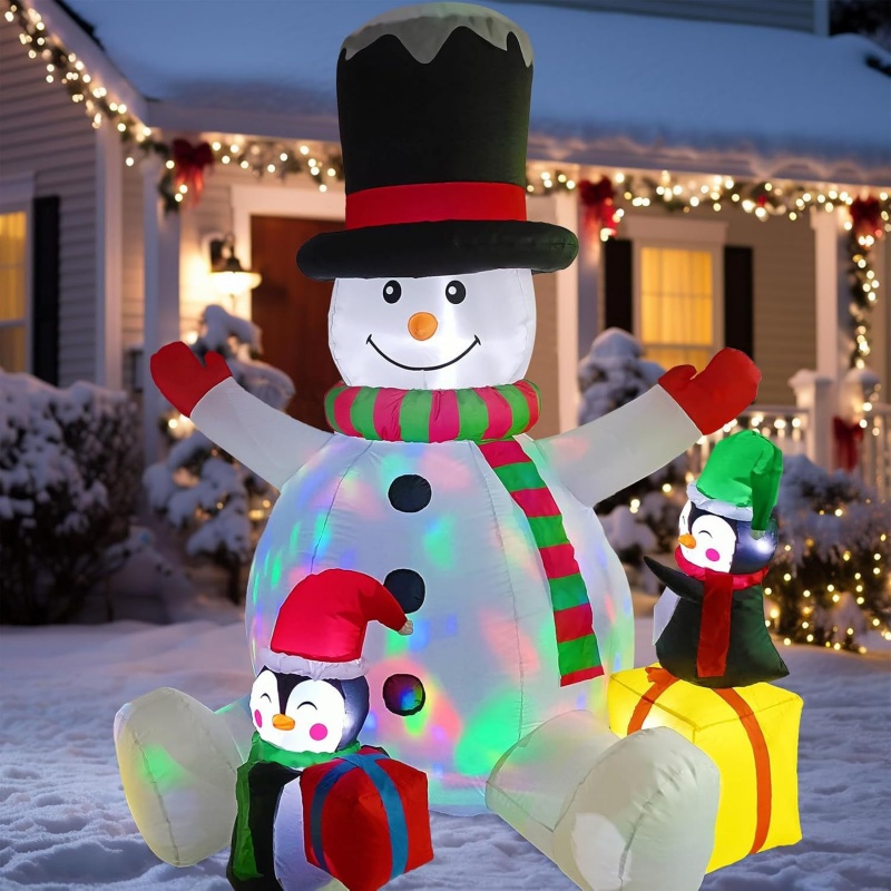 Navidad inflable muñeco de nie - Christmas Lights Outdoor reseña y precio