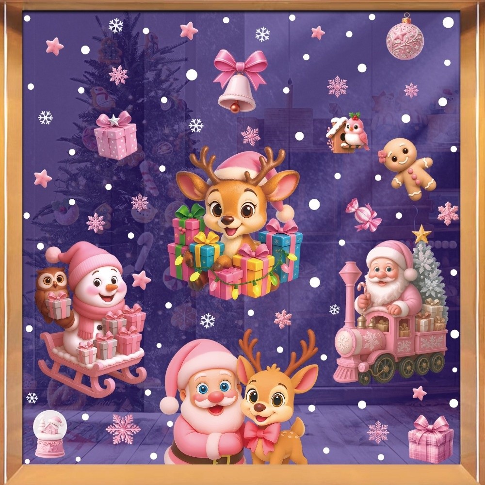 Pegatinas removibles para vent - Snowflake Window Decal reseña y precio