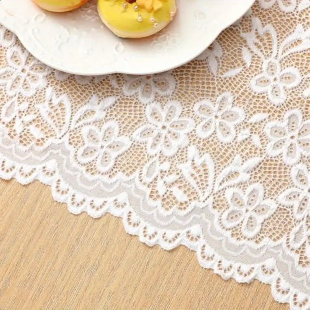 Caminos de Mesa de Encaje Flor - Christmas Table Runner reseña y precio