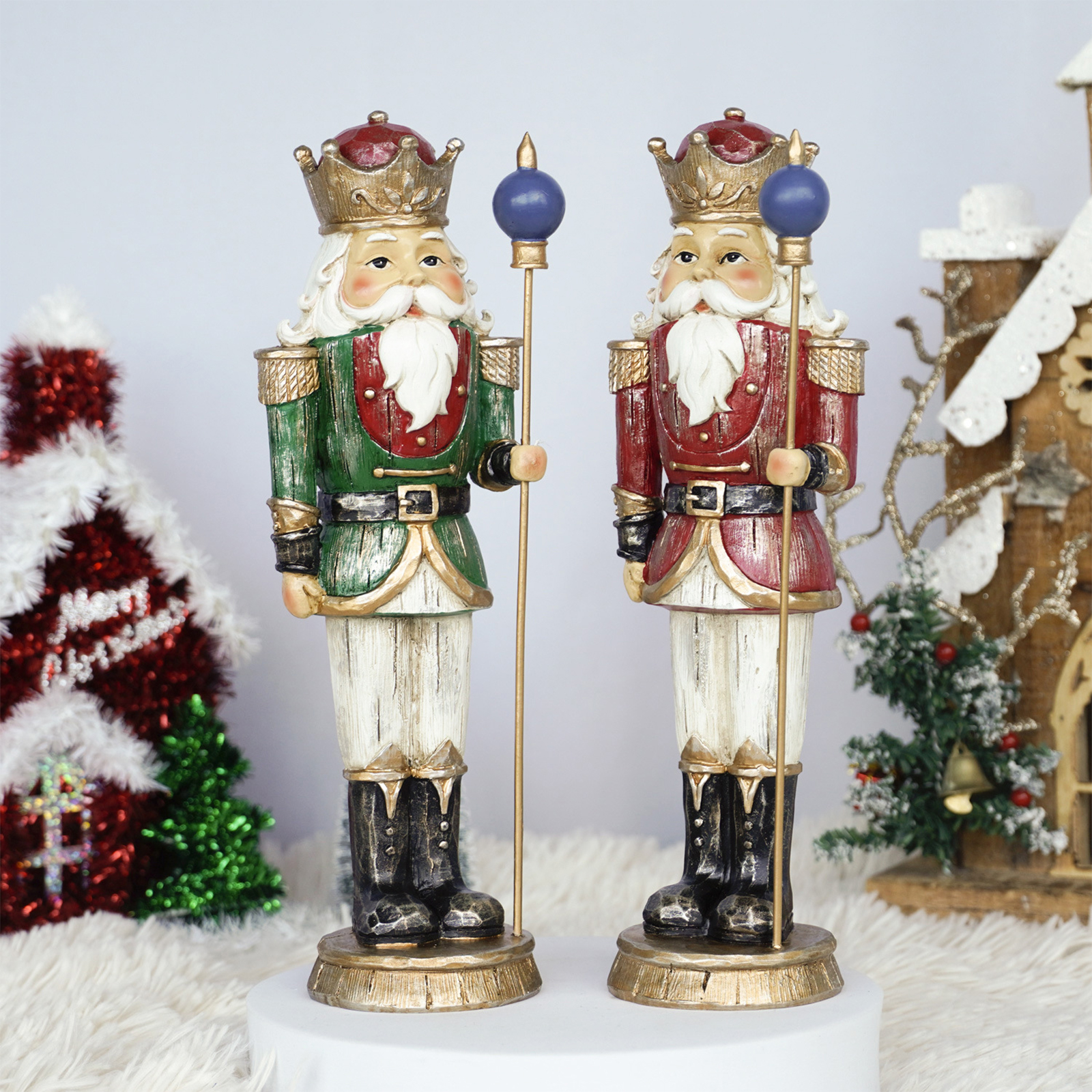 Cascanueces de Navidad de resi - Nutcracker Figurine reseña y precio