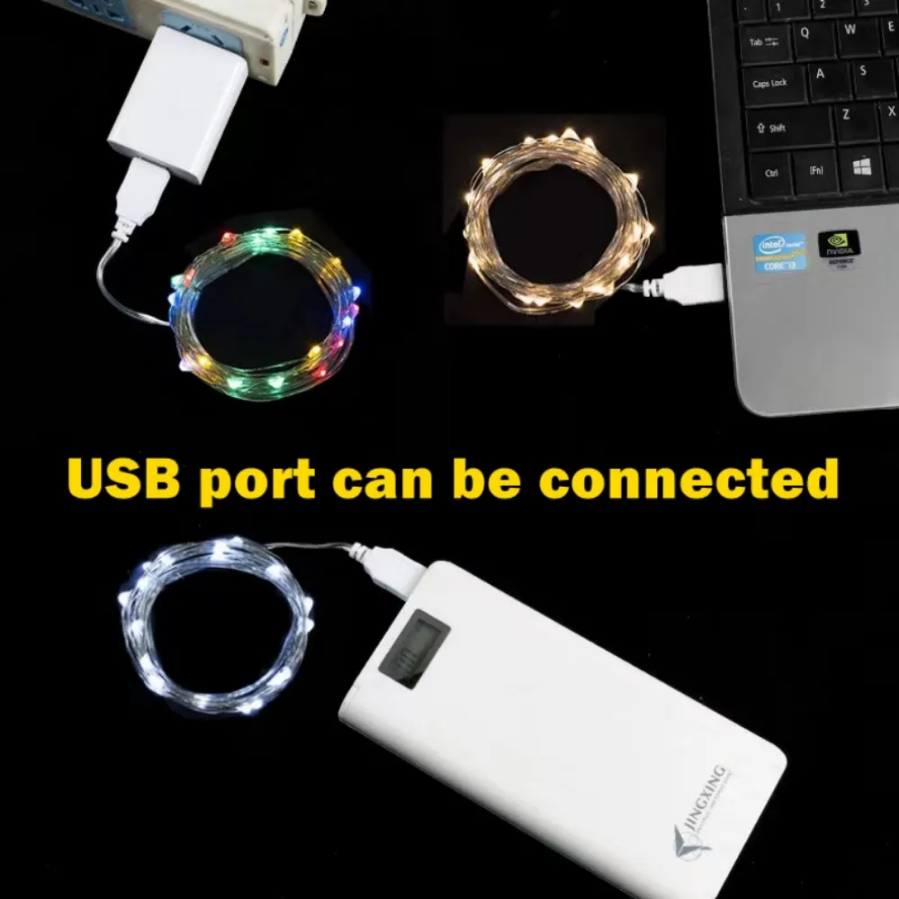 Guirnalda de luces LED USB de  - Led Fairy String Lights reseña y precio