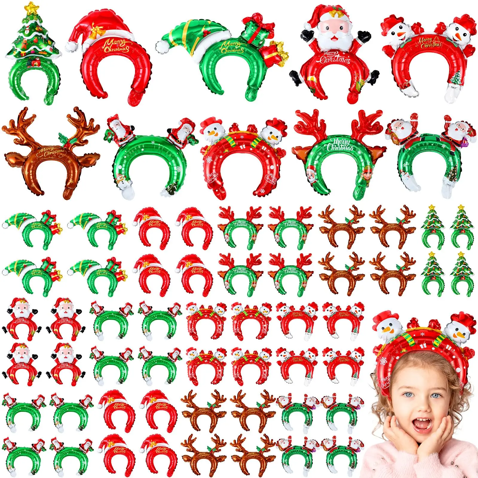Diademas inflables de Navidad, - Reindeer Antlers Headband reseña y precio