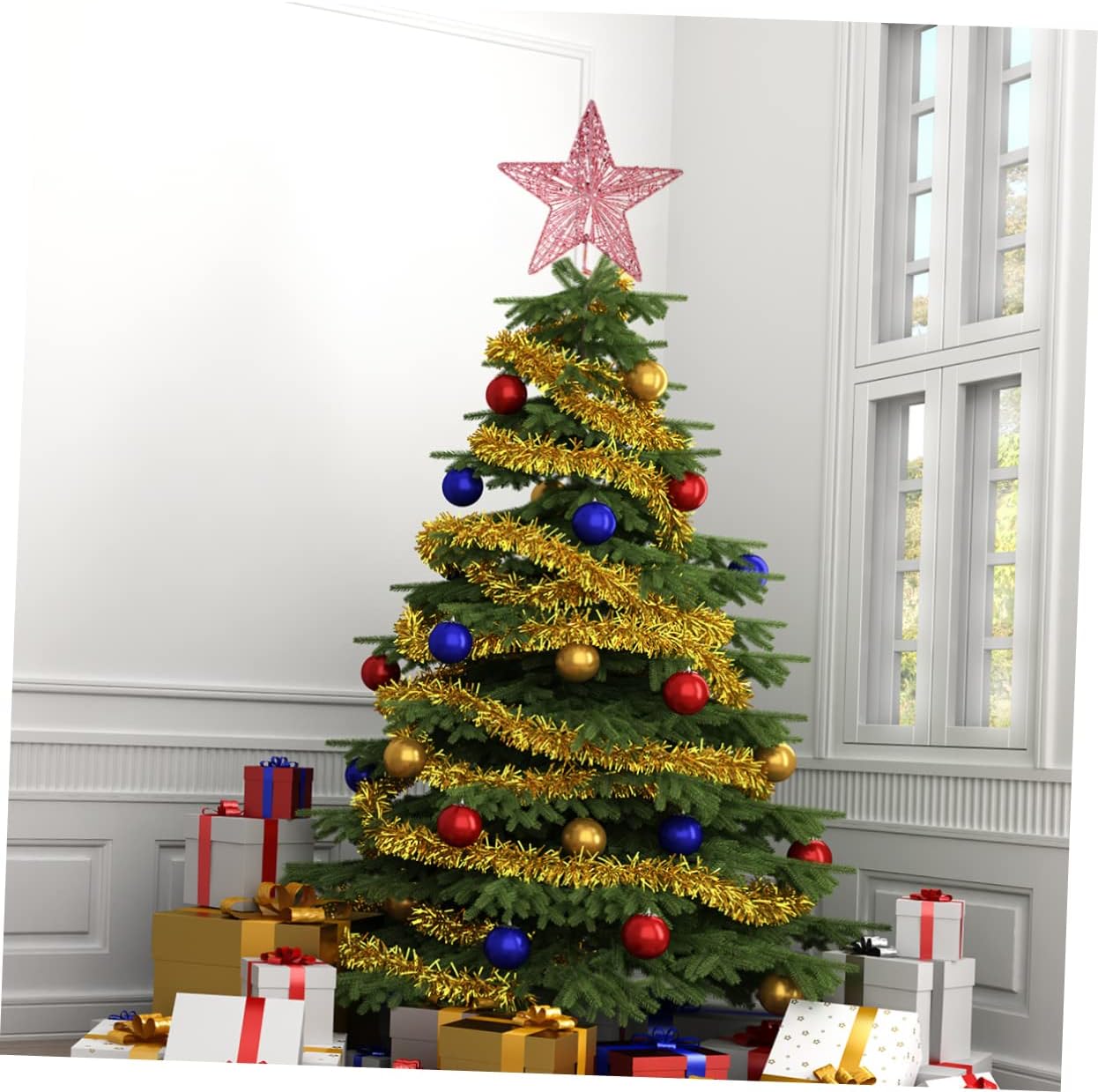 20 adornos para árbol de Navid - Star Tree Topper reseña y precio