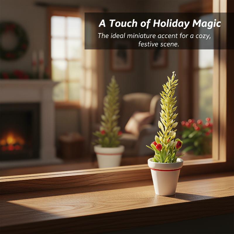 Mini árbol navideño en maceta, - Christmas Tree Artificial reseña y precio