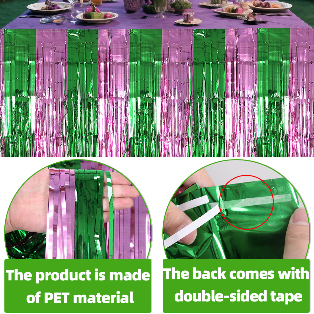 Decoración de mesa para fiesta - Tinsel Garland Decoration reseña y precio