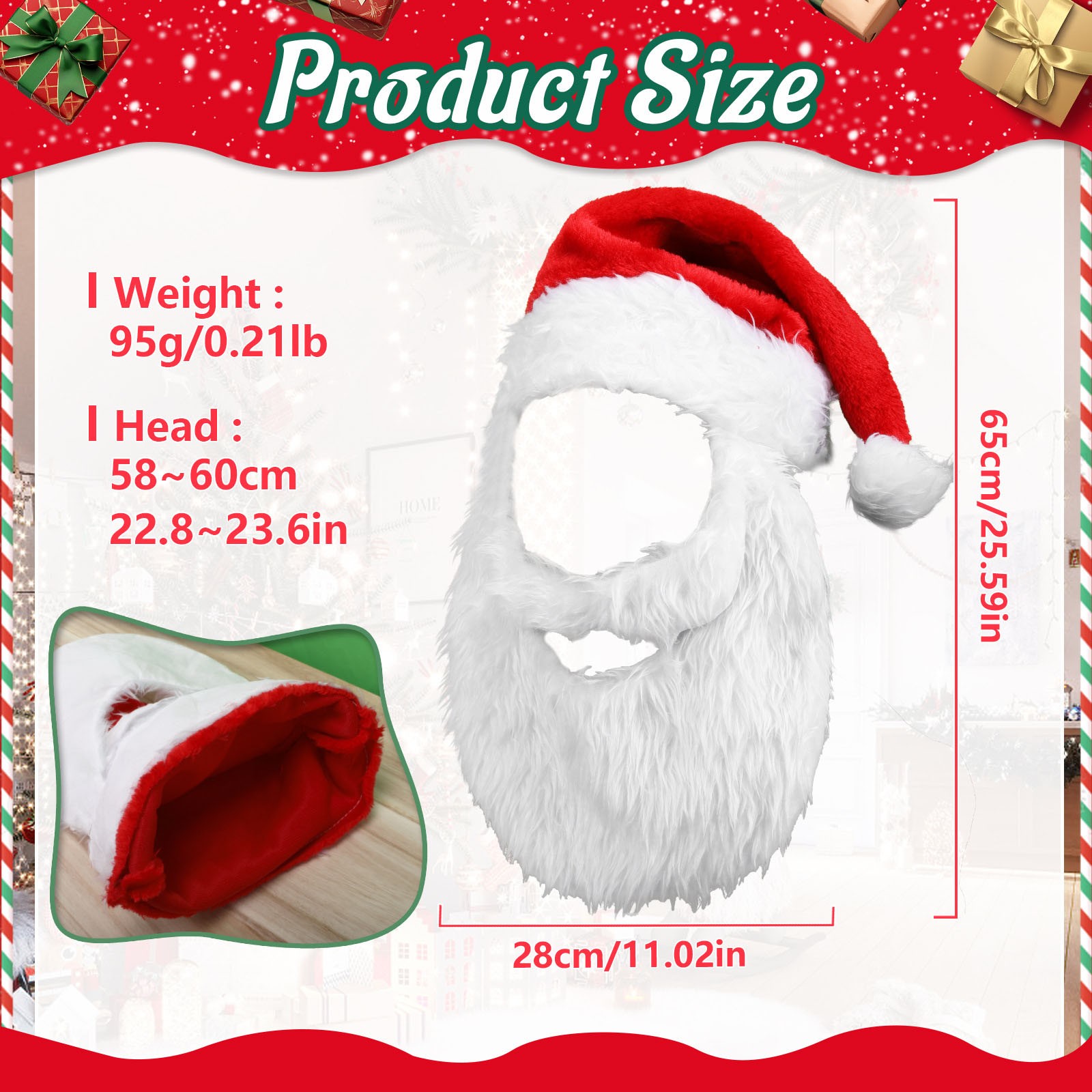 Nuevos adultos bola de felpa s - Santa Hat Plush reseña y precio