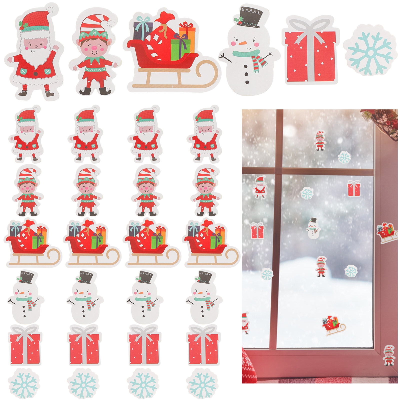 40 pegatinas autoadhesivas nav - Snowflake Window Decal reseña y precio