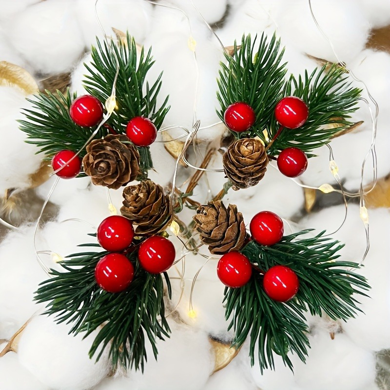 Juego de 10 Piñas Artificiales - Christmas Tree Artificial reseña y precio