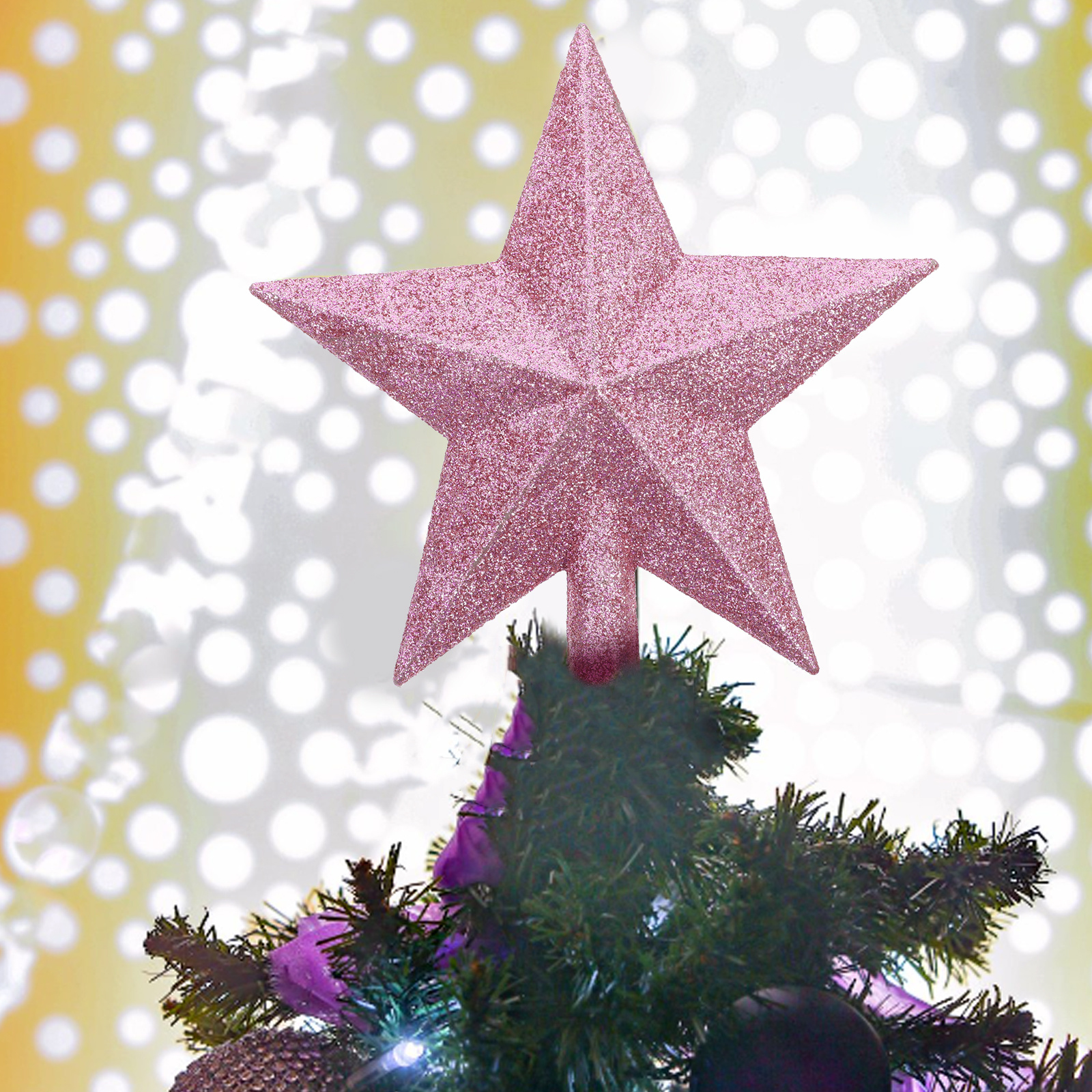 Adorno decorativo de estrella  - Star Tree Topper reseña y precio