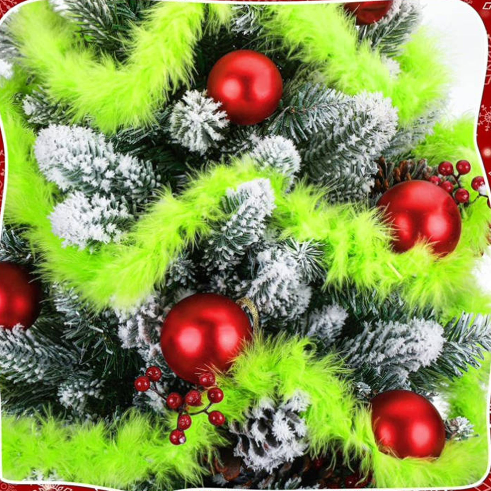 Guirnalda navideña de 3 piezas - Tinsel Garland Decoration reseña y precio